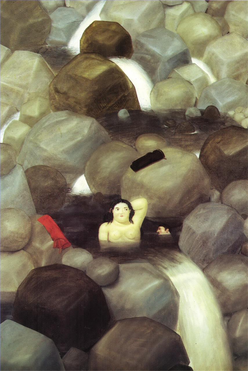 La cascade Fernando Botero Peintures à l'huile